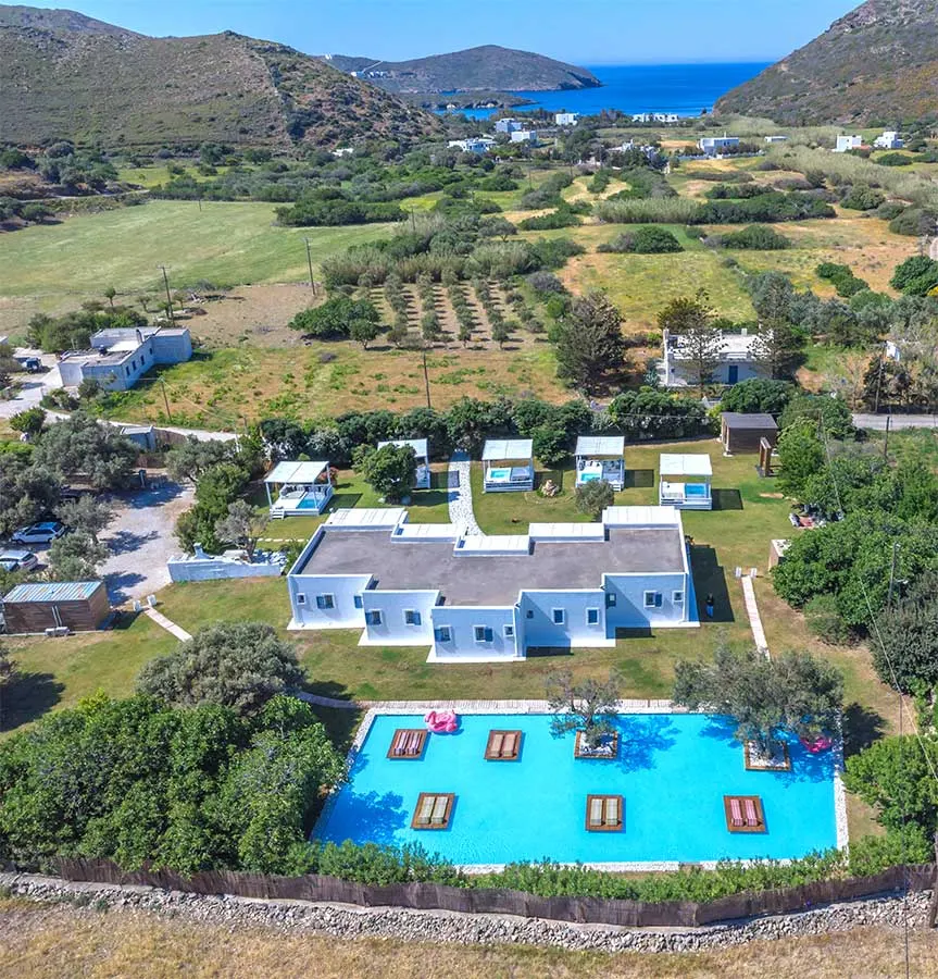 Bird view of the property